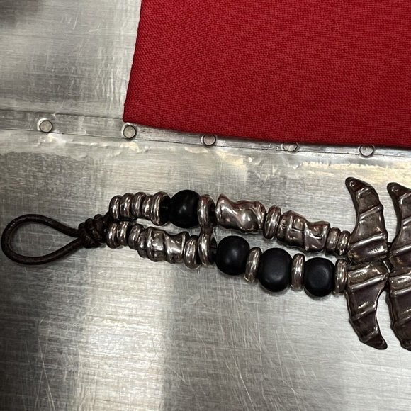 Uno De 50 Bracelet Silver Tone Black Fashion Jewelry With Bag‎ Southwest - Picture 5 of 11
